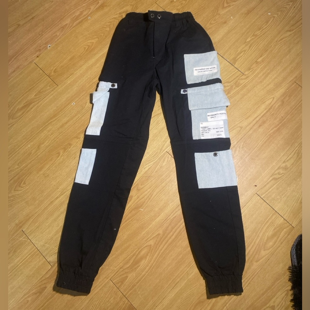 Maniere De Voir Cargo Style Pants size 4